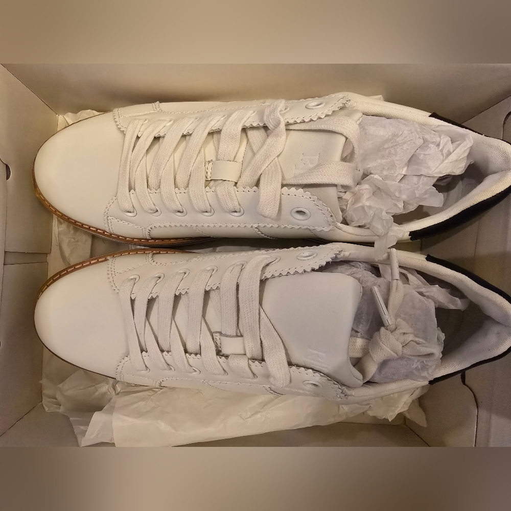 Polo by Ralph Lauren Black and White High-Top Sneakers